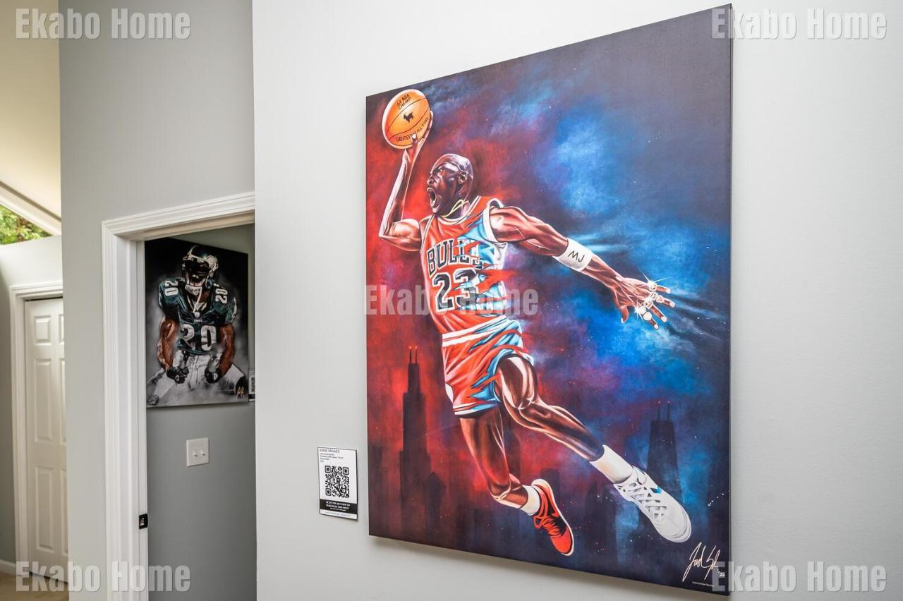 Luxury Sports Art Gallery - 15 Mins To Atl Battery Marietta Extérieur photo